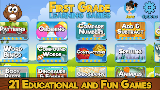 Game screenshot First Grade Learning Games mod apk