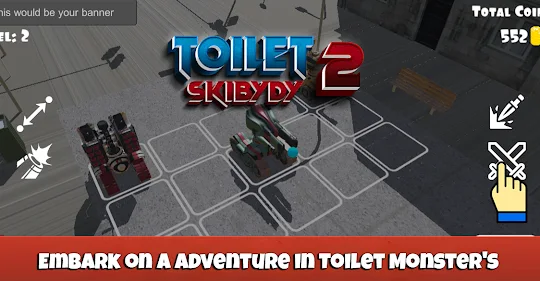 Toilet Monster Skibidy Clash