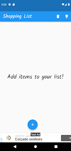 Shopping checklist