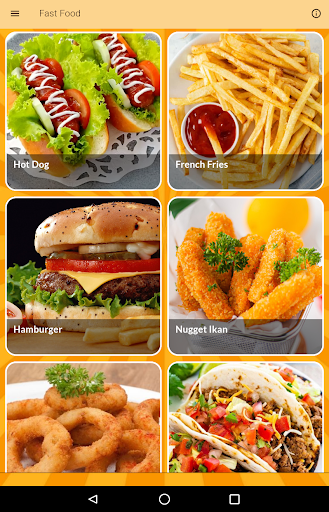 Resep Fast Food Screen 2