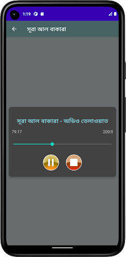 সূরা আল-বাকারা (অডিও তেলাওয়াত) Screen 3