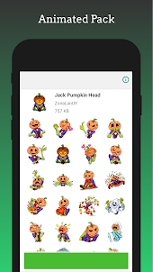 Stickers - Jack Pumpkin Head