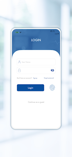 Android application Elite Hospital screenshort