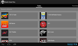 screenshot of Radio Costa Rica