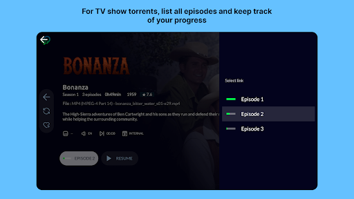 Screenshot of Unreal Debrid: Stream torrents