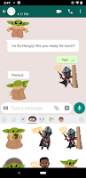 screenshot of The Mandalorian Stickers