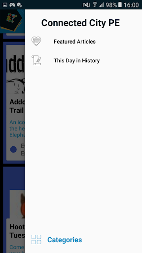 Android application Connected City PE screenshort