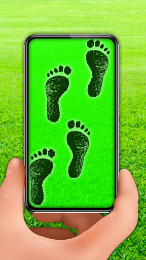 Footprint invisible paths detector prank