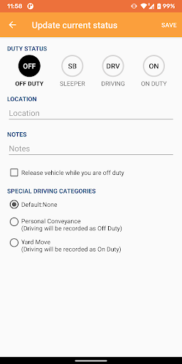 Tera Driver ELD Screen 3