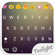 Material Black Emoji Keyboard  Icon