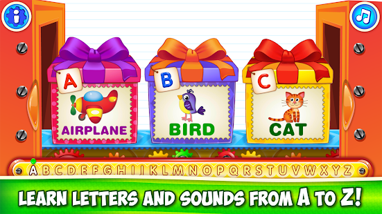 Скачать игру Baby ABC in box Kids alphabet games for toddlers для Android бесплатно