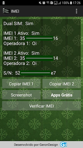 IMEI Screen 3