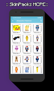 SkinPack Pokemon for Minecraft 1 APK + Mod (Unlimited money) untuk android