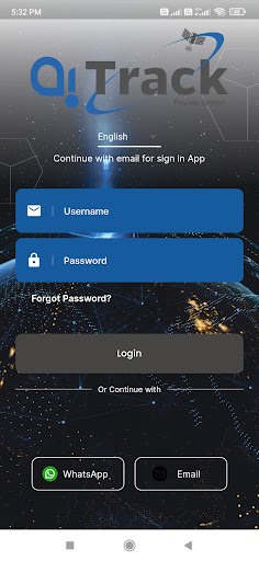 Android application AI TRACK screenshort