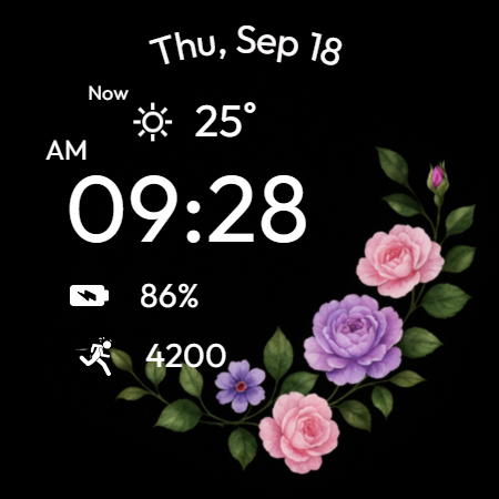 Floral Romance WatchFace