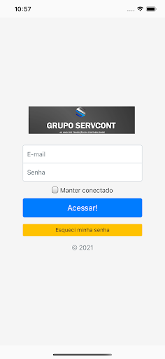 Android application ServCont Contabilidade screenshort