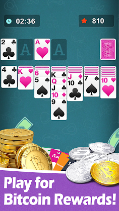 Solitaire earn Bitcoin - Screenshot 1