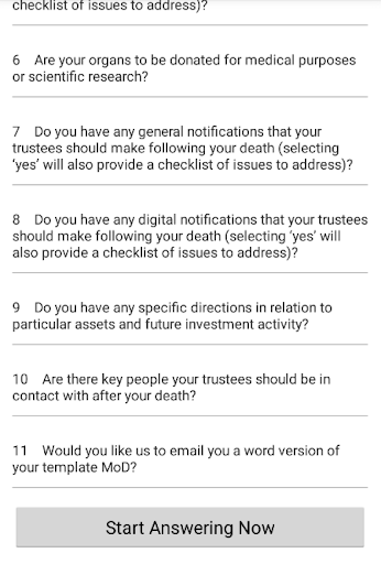 View Legal SMSF Screen 2