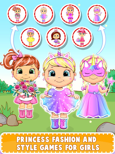 Android application Princess BabyPhone Girl Games screenshort