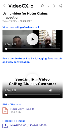Android application VideoCX.io Updates screenshort