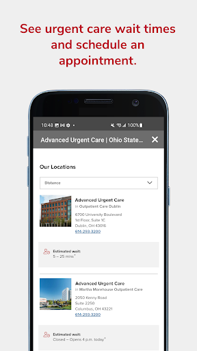 Ohio State MyHealth Screen 3