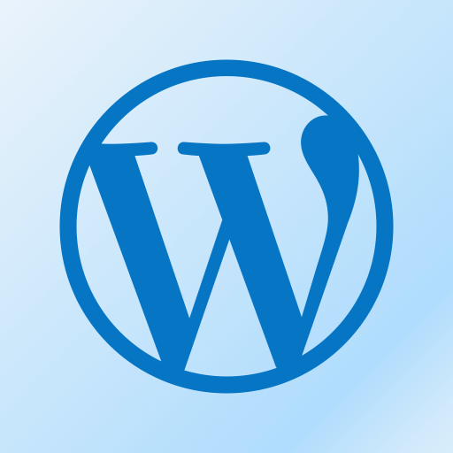 Ikon med logotyp för WP - WORDPRESS