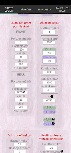 Bassolaskuri Screen 3