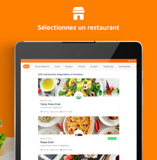 Just Eat la Suisse screenshot