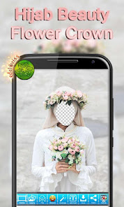 Captura de Pantalla 3 Hijab Beauty Flower Crown android