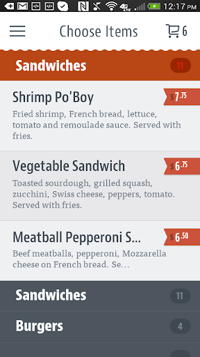 Fresh-Fast & Delicious Screen 3