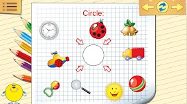 screenshot of Shapes and Colors for kids