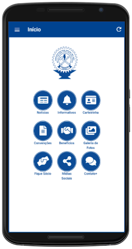 Android application SindItajaí screenshort