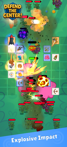 Defend the Center : Merge TD screenshot 1