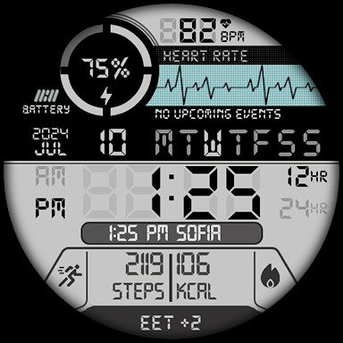 Tancha S61 Retro Watch Face screenshot 19