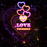 Cover Image of ดาวน์โหลด Neon Heart Love - Wallpaper  APK