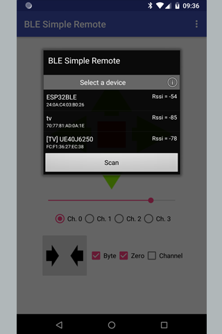 BLE Simple Remote Screen 2