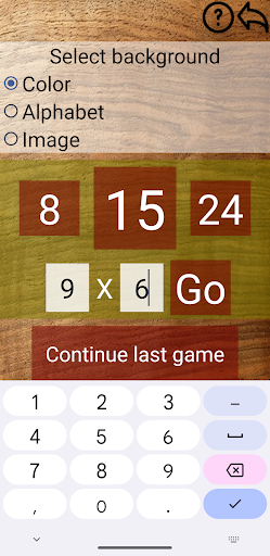 Android application 15 puzzle screenshort