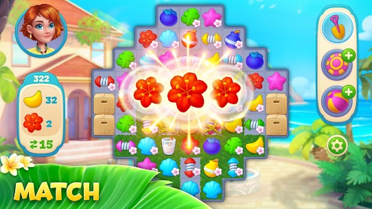 Hawaii Match-3 Mania: Design 1.27.2700 Apk + Mod 2