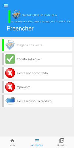 Use Entregas - Entregador Screen 3