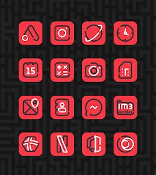 Linios Red - Icon Pack