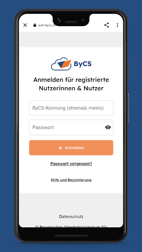 Android application ByCS-Messenger screenshort