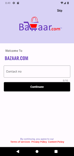 Bazaar User App Screen 3