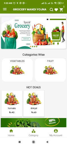 Grocery Mandi Yojna Screen 2