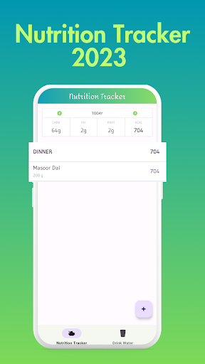 Android application HomeTone - Nutrition Tracker screenshort