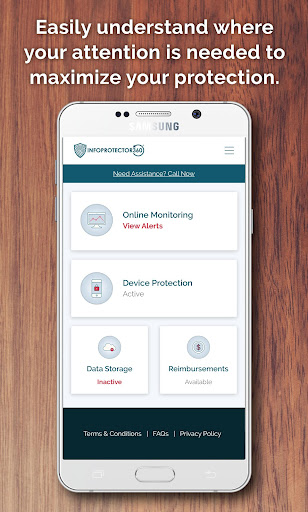 Android application InfoProtector® screenshort