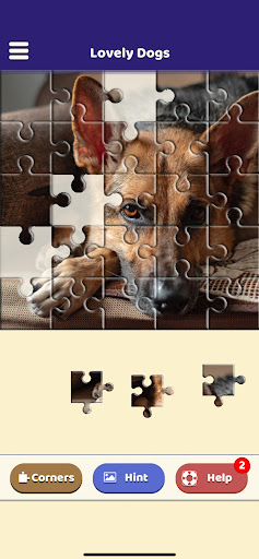 Lovely Dogs Puzzle Screen 3