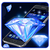 Blue Shining Diamond Theme icon