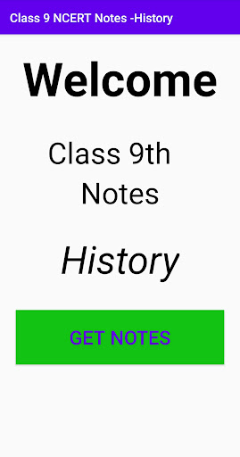 Class 9th NCERT Notes History Screen 2