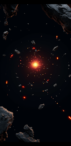 Android application Asteroid: Space Shooter Game screenshort