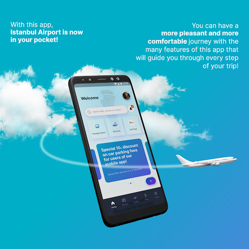 Android application İstanbul Airport screenshort